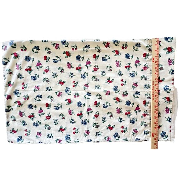 VTG PAIR "Ingenue” WESTPOINT STEVENS Pillowcase Std Berries Flowers Made in USA - Picture 5 of 6
